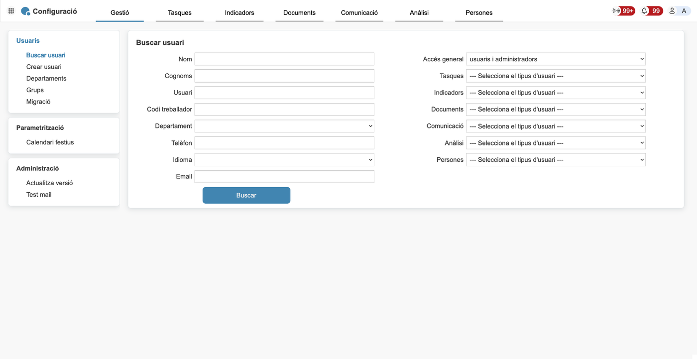 Minerva configuracio